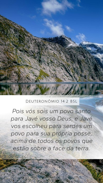 Deuteronômio 14:2 BSL Bible Verse Image