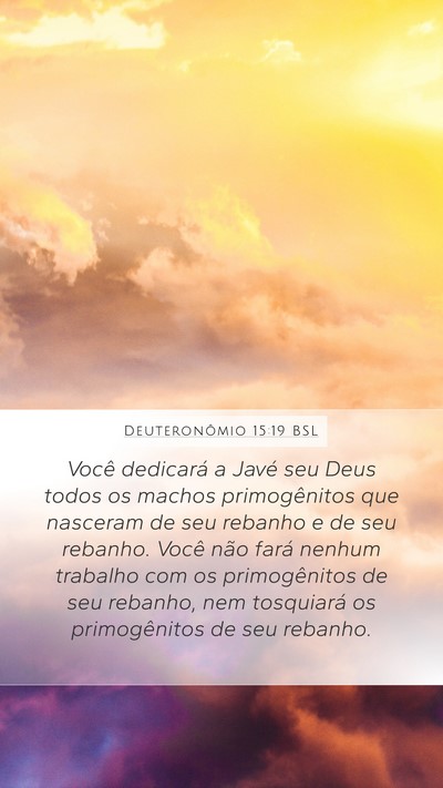 Deuteronômio 15:19 BSL Bible Verse Image