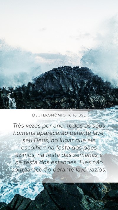 Deuteronômio 16:16 BSL Bible Verse Image