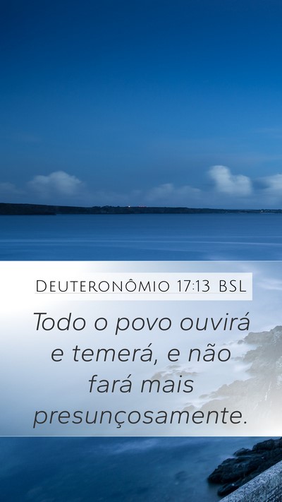 Deuteronômio 17:13 BSL Bible Verse Image