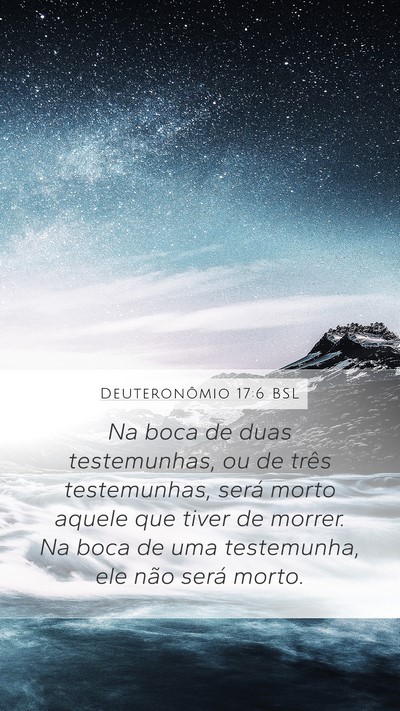 Deuteronômio 17:6 BSL Bible Verse Image