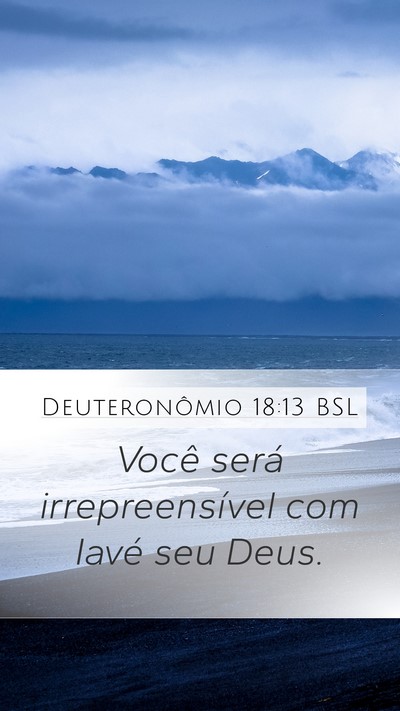 Deuteronômio 18:13 BSL Bible Verse Image