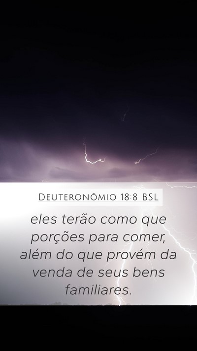 Deuteronômio 18:8 BSL Mobile Phone Wallpaper - eles terão como que porções para comer, além - Mobile Bible Verse Wallpaper