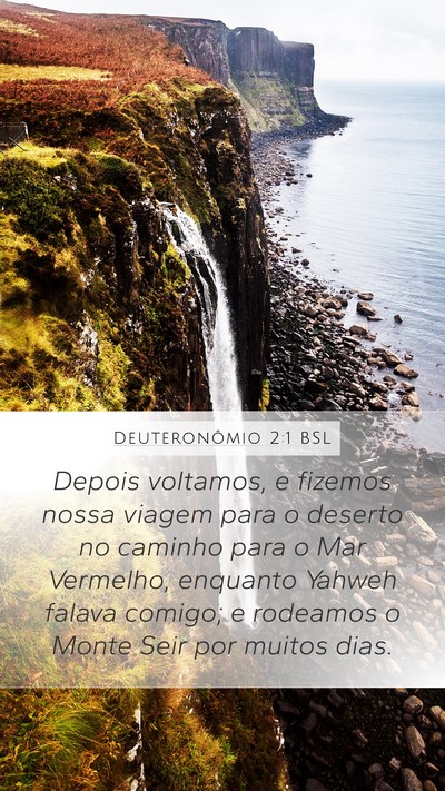 Deuteronômio 2:1 BSL Bible Verse Image