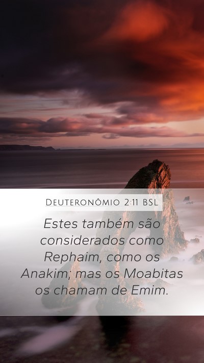 Deuteronômio 2:11 BSL Bible Verse Image