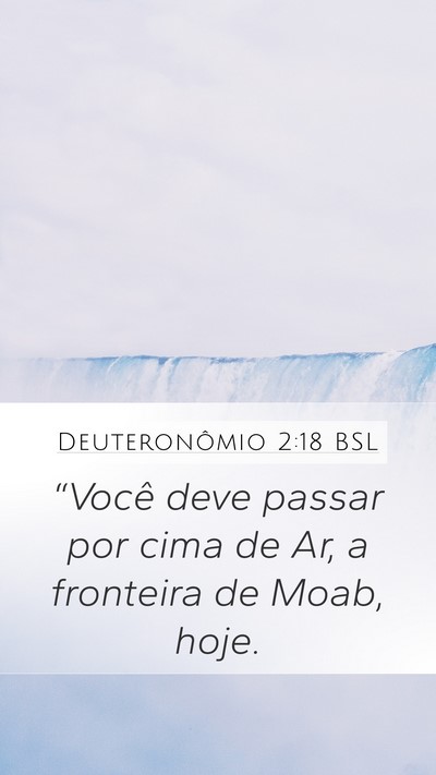 Deuteronômio 2:18 BSL Bible Verse Image