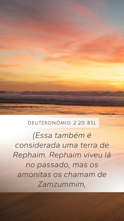 Deuteronômio 2:20 BSL Bible Verse Image