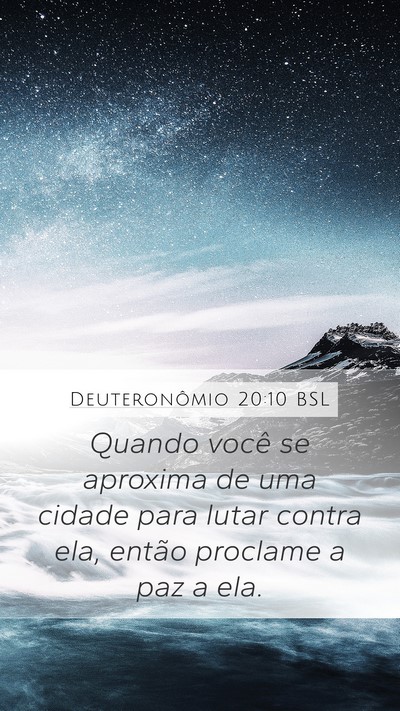Deuteronômio 20:10 BSL Bible Verse Image