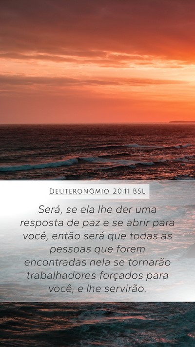 Deuteronômio 20:11 BSL Bible Verse Image