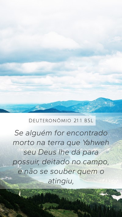 Deuteronômio 21:1 BSL Bible Verse Image