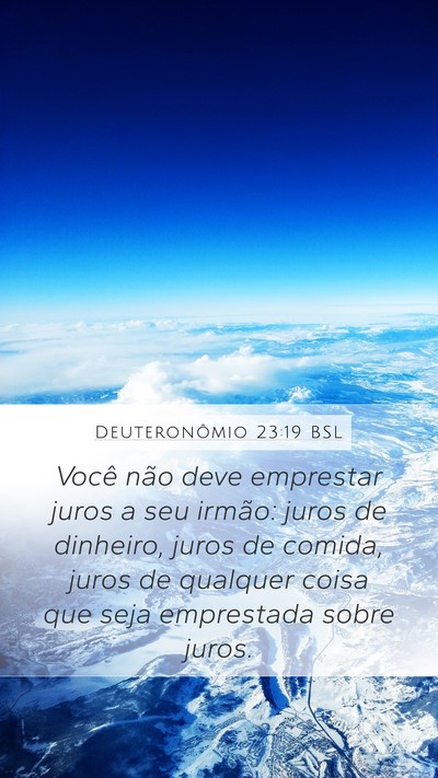 Deuteronômio 23:19 BSL Bible Verse Image