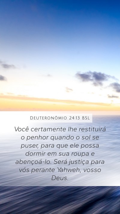 Deuteronômio 24:13 BSL Bible Verse Image
