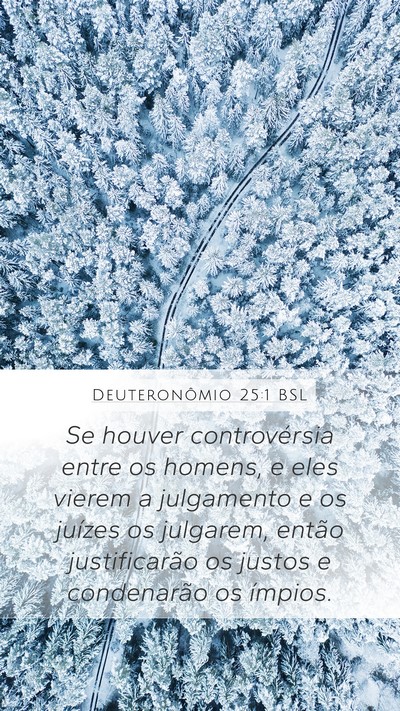 Deuteronômio 25:1 BSL Bible Verse Image