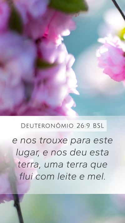 Deuteronômio 26:9 BSL Bible Verse Image