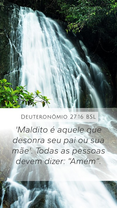 Deuteronômio 27:16 BSL Bible Verse Image