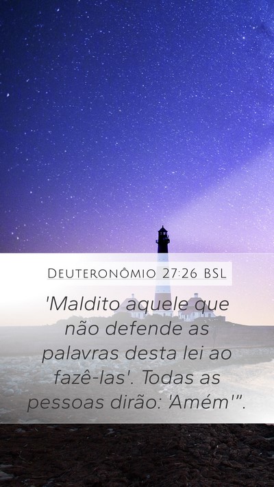 Deuteronômio 27:26 BSL Bible Verse Image