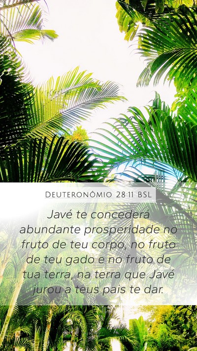 Deuteronômio 28:11 BSL Bible Verse Image
