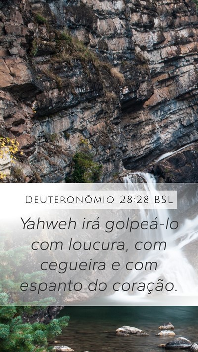 Deuteronômio 28:28 BSL Bible Verse Image