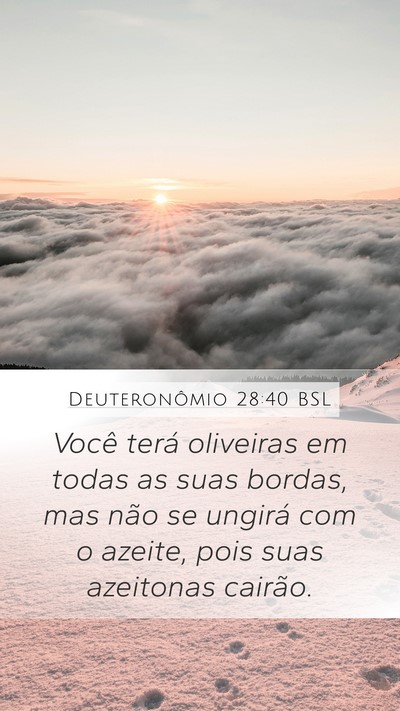 Deuteronômio 28:40 BSL Bible Verse Image
