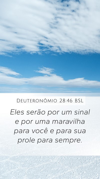 Deuteronômio 28:46 BSL Bible Verse Image
