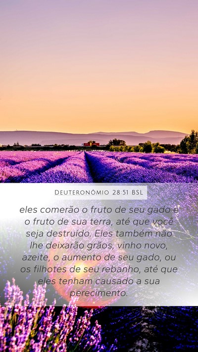 Deuteronômio 28:51 BSL Bible Verse Image
