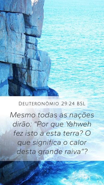Deuteronômio 29:24 BSL Bible Verse Image