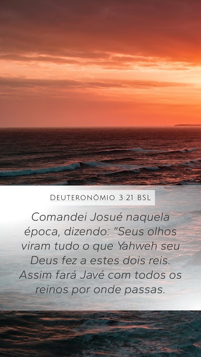 Deuteronômio 3:21 BSL Bible Verse Image