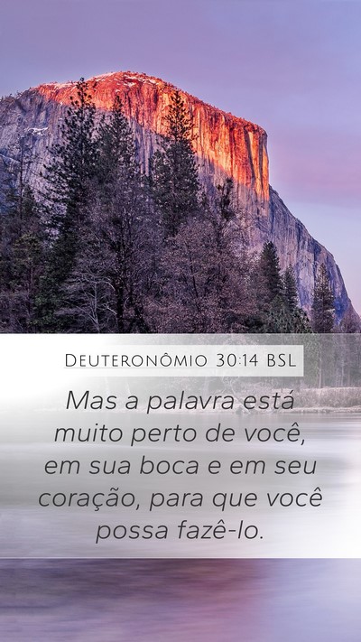 Deuteronômio 30:14 BSL Bible Verse Image