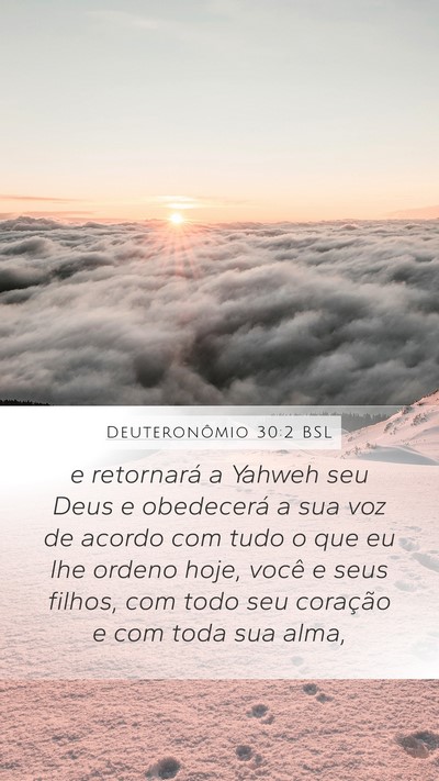 Deuteronômio 30:2 BSL Bible Verse Image