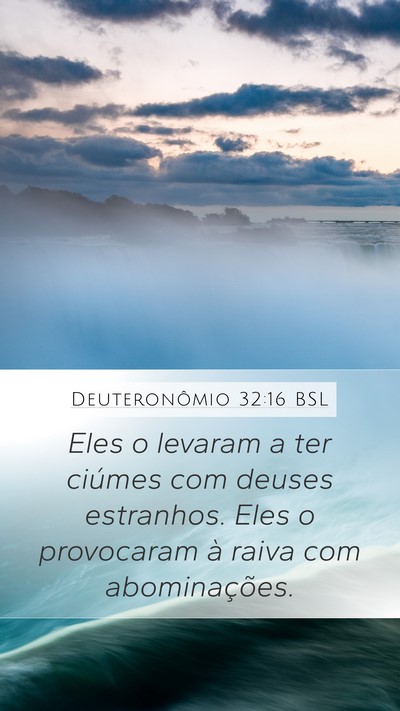 Deuteronômio 32:16 BSL Bible Verse Image