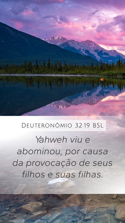 Deuteronômio 32:19 BSL Bible Verse Image
