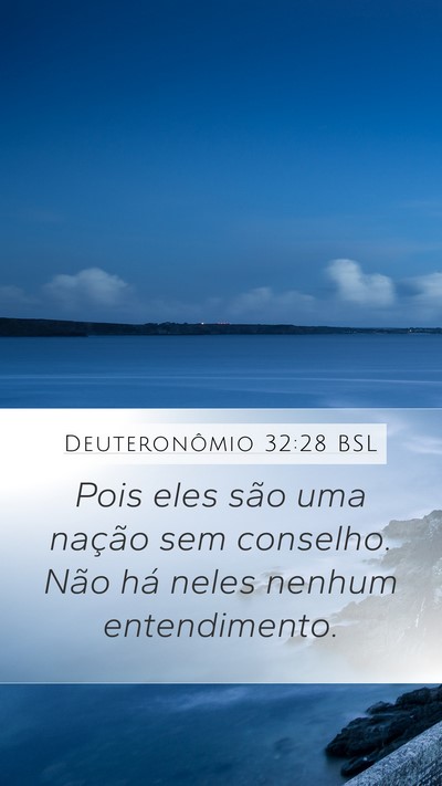Deuteronômio 32:28 BSL Bible Verse Image