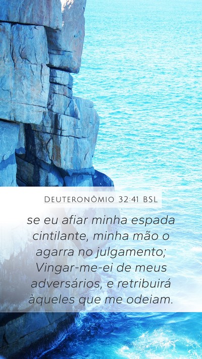 Deuteronômio 32:41 BSL Bible Verse Image