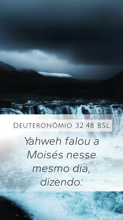 Deuteronômio 32:48 BSL Bible Verse Image