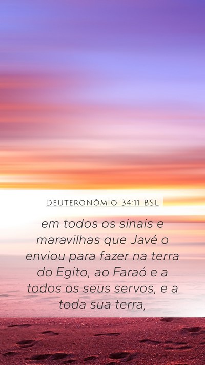 Deuteronômio 34:11 BSL Bible Verse Image