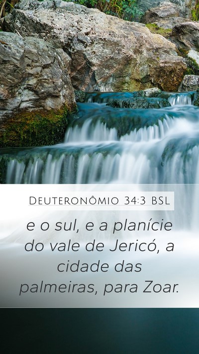 Deuteronômio 34:3 BSL Bible Verse Image
