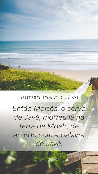 Deuteronômio 34:5 BSL Bible Verse Image