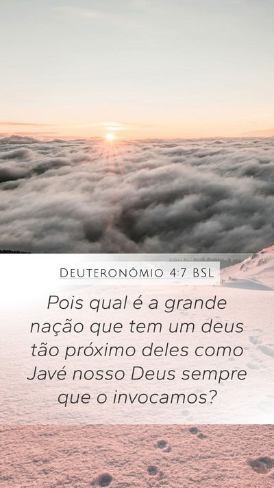 Deuteronômio 4:7 BSL Bible Verse Image
