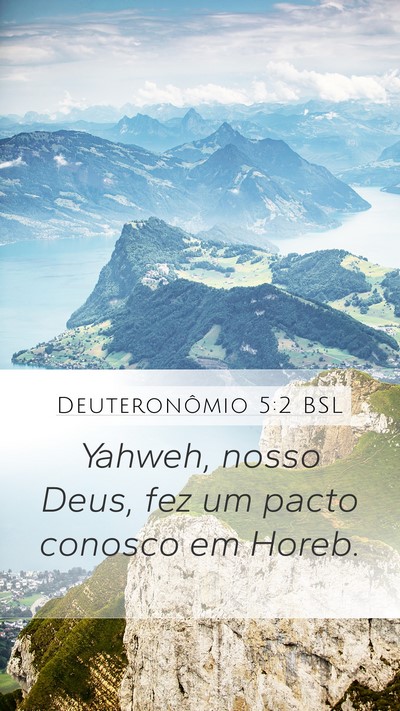 Deuteronômio 5:2 BSL Bible Verse Image