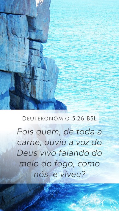Deuteronômio 5:26 BSL Bible Verse Image