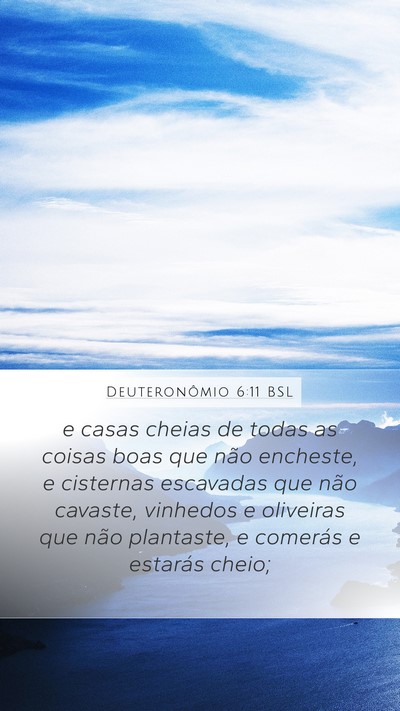 Deuteronômio 6:11 BSL Bible Verse Image