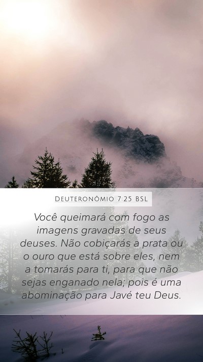 Deuteronômio 7:25 BSL Bible Verse Image