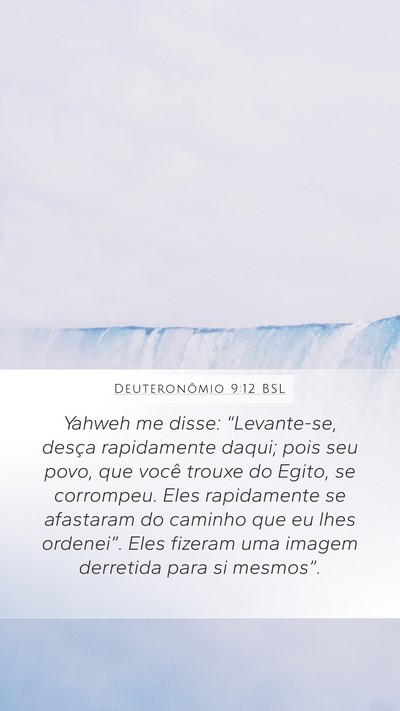 Deuteronômio 9:12 BSL Bible Verse Image