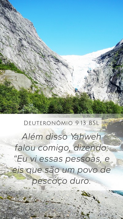 Deuteronômio 9:13 BSL Bible Verse Image