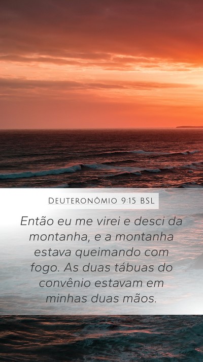 Deuteronômio 9:15 BSL Bible Verse Image