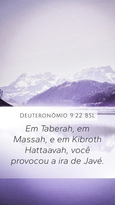 Deuteronômio 9:22 BSL Bible Verse Image