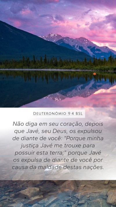 Deuteronômio 9:4 BSL Bible Verse Image