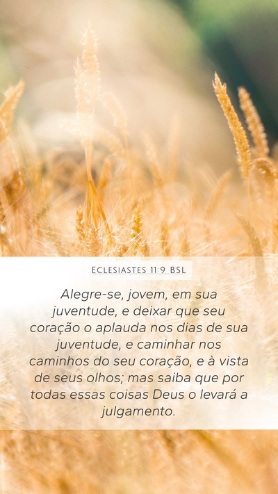 Eclesiastes 11:9 BSL Bible Verse Image