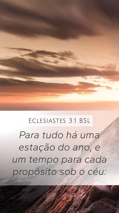 Eclesiastes 3:1 BSL Bible Verse Image