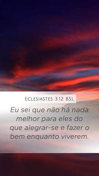 Eclesiastes 3:12 BSL Bible Verse Image